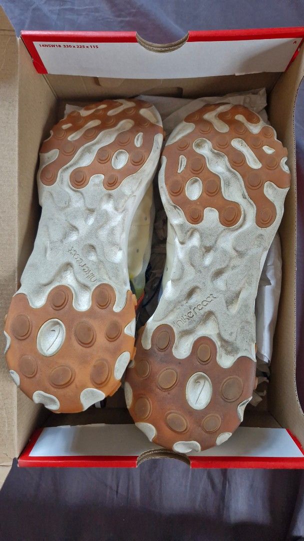 NEGO STEAL! Nike React Element 87 (Category: Sneakers) located in Manila. Submitted by whosthatcreeping (Listing ID 1464146850, Image 3). Description: Condition: Used/Old RFS: Clearing up space, shoes just sitting Negotiable. Crazy lowballs will get blocked. Will priortize sure buyers. Less questions, higher priority! MOP: GCash/Bank Transfer MOD: Lalamove, to be called by buyer. Check my reviews if you have doubts! Active again as I really need 