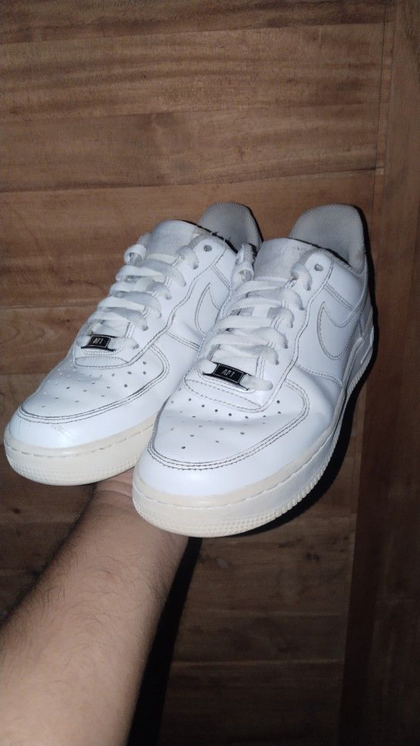 Nike Air Force 1 '07 Essential Womens Shoe (Category: Sneakers) located in Manila. Submitted by bigbenplaysthriftstore (Listing ID 1464293513, Image 2). Description: - Classic white Nike Air Force 1s - Iconic AF1 detailing on lace locks - Pre-loved with plenty of life left - Ideal for casual wear - A must-have for any sneaker collection.