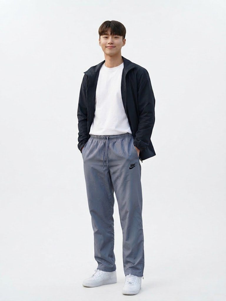 Nike Dri-FIT Track Pants Grey Size L (Category: Joggers) located in Manila. Submitted by bengirlclothing (Listing ID 1464201801, Image 1). Description: - Grey Nike track pants - Dri-FIT material for sweat-wicking comfort - Elastic waistband with adjustable drawstring - Zippers at the ankle for easy on/off - Size L - Ideal for athletic activities or everyday casual wear.