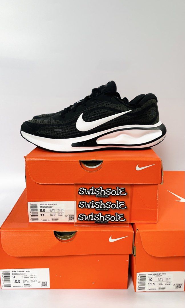 NIKE JOURNEY RUN Core Black (Category: Sneakers) located in Pasig City. Submitted by swishsole (Listing ID 1462539689, Image 1). Description: NlKE JOURNEY RUN 'Core Black' Mens US 9 9.5 10 12 📦 Brand New with box & tag 🛒 SALE: ₱2500 ✅ 🏷️ SRP: ₱3,995 ❌ MODE OF PAYMENT: 📲 GCASH verified account 🏦 Bank Transfer ( BDO ) Required downpayment to avoid cancellation ALL SALES ARE FINAL. NO RETURN. NO EXCHANGE ✅ Legit Product 💯 ✅ Secure Shipping Nat