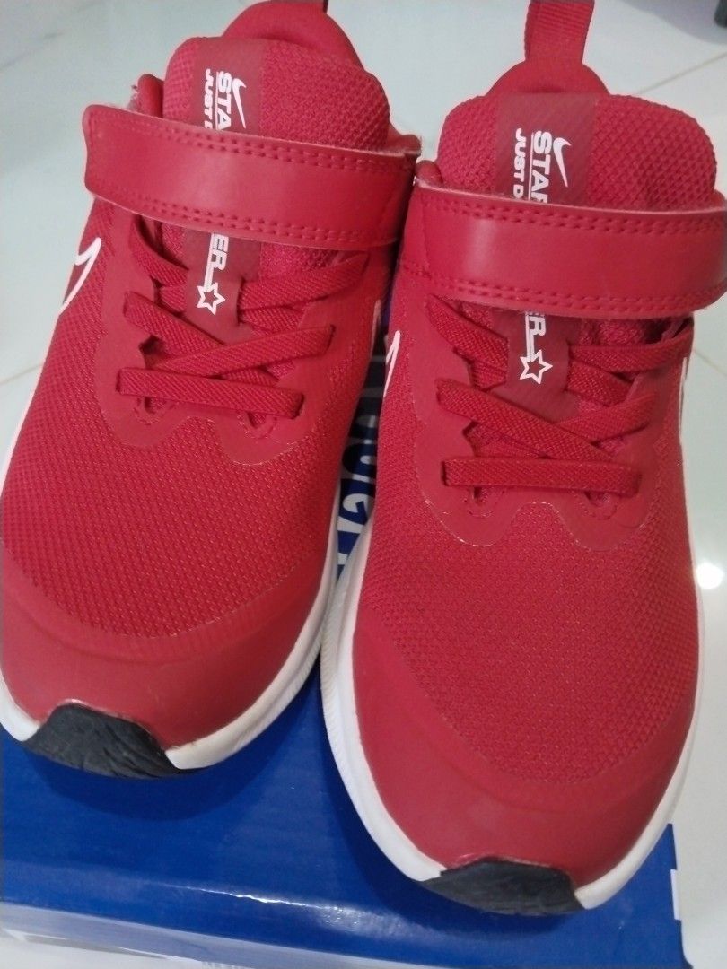 Nike Kid's Star Runner 3 (Category: Babies & Kids Fashion) located in Rizal. Submitted by wisemoon_94c43f (Listing ID 1464158907, Image 1). Description: Nike Kids Star Runner 3 Little Kids Preschool Shoes Size 13 C refer Nike Size Chart Original/ Authentic Color University Red Lightly Used No Damage No Box.