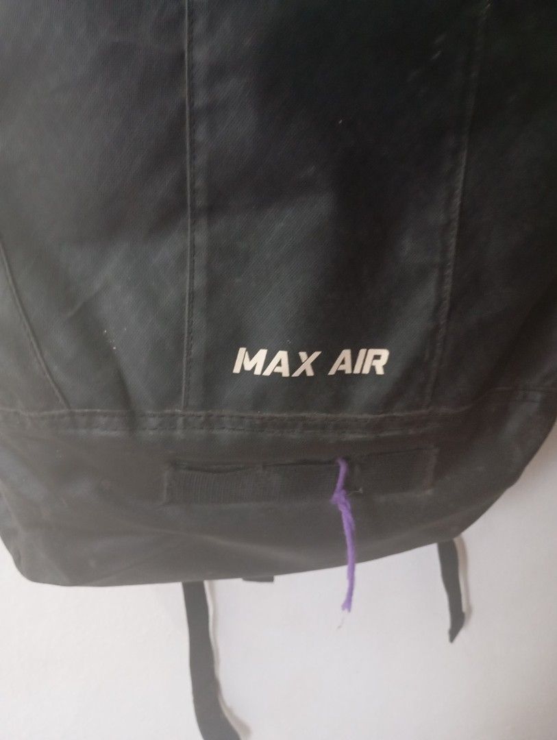 Nike max air (Category: Backpacks) located in Las Pinas. Submitted by the_recycle_shop (Listing ID 1464145997, Image 2). Description: Original used condition Usable selling as is.