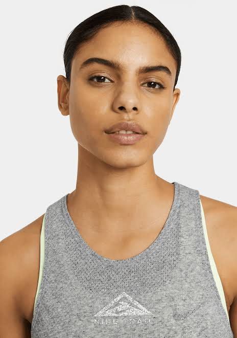 Nike Trail Running Tank Top (Category: Activewear) located in Cavite. Submitted by s1nglest1tch.ph (Listing ID 1464271155, Image 2). Description: Authentic ✅ Size small on tag 16 width 23.5 length Excellent used condition Cut wash tag 10/10 color rate.