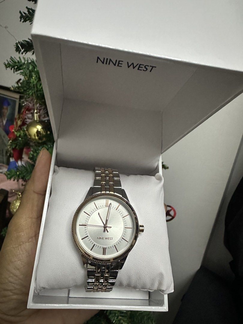 Nine West original (Category: Women's Watches) located in Makati City. Submitted by msauthenticshopper.ph (Listing ID 1464195693, Image 3). Description: None tarnish Original New adress 💄leyte 💄Courier lbc 💄Mode of Payment via Gcash , BDO Shipping every Saturday .