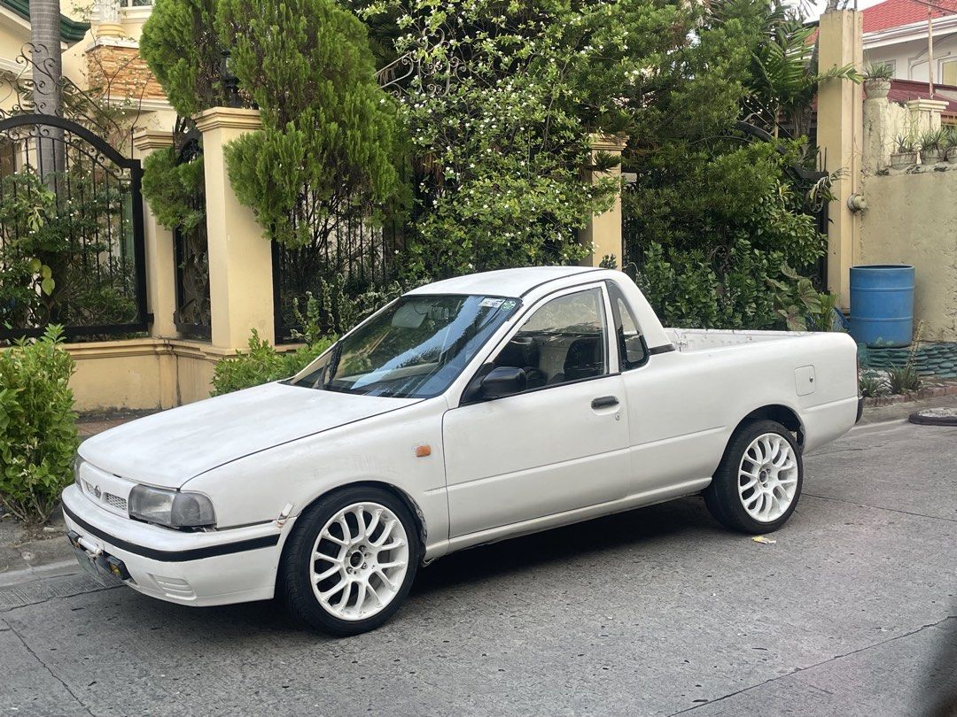 Nissan Sunny 1.6 EX (M) (Category: Used Cars) located in Las Pinas. Submitted by quick_deals_great_finds2 (Listing ID 1464170158, Image 1). Description: running condition need carb tuning 1 yr late registration open deed sale cold aircon 17 mags lowered front.