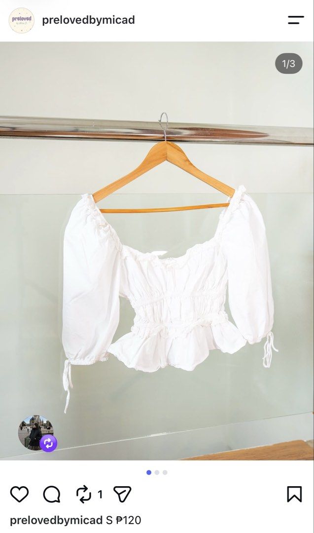 No Brand S (Category: Blouses) located in Lipa City. Submitted by prelovedbymicad (Listing ID 1464304630, Image 1). Description: .