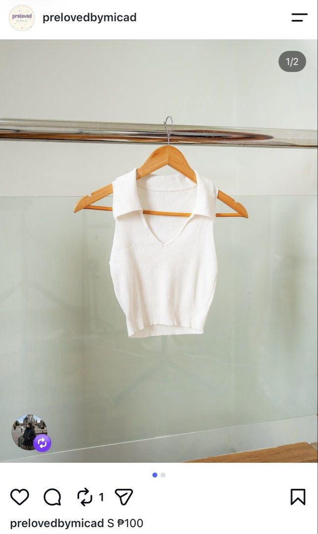 No Brand S (Category: Sleeveless) located in Lipa City. Submitted by prelovedbymicad (Listing ID 1464306464, Image 1). Description: .