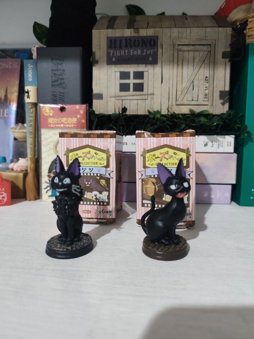 Official Studio Ghibli Jiji (Category: Figurines & Statues) located in Dapitan. Submitted by ghibli_dreams (Listing ID 1464300039, Image 1). Description: Studio Ghibli's Kiki's Delivery Service's Jiji from the "So Many Poses!" blind box collection. with box and clear marking on the figure. MOP - gcash (prio payo) 📍Dapitan City.