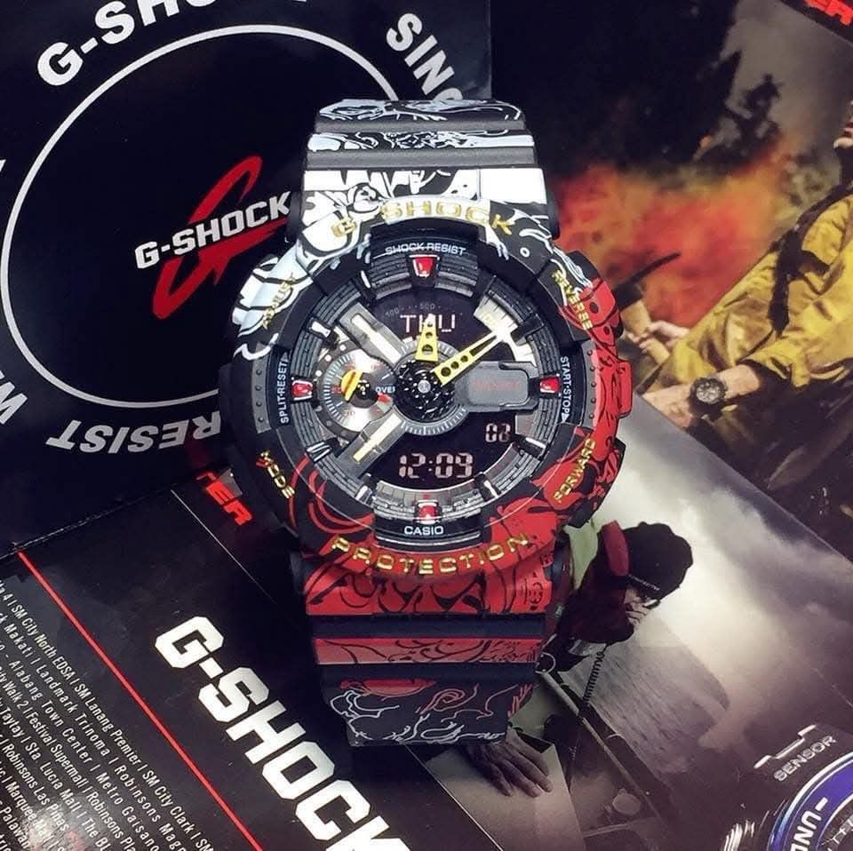 ONE PIECE X G SHOCK (Category: Luxury Watches) located in Manila. Submitted by ddg_s (Listing ID 1464312626, Image 3). Description: ONE PIECE X G SHOCK P2499 w box and paper bag Baterry Operated water resistant Japan Movement YUNG QUALITY/SIZE/FUNCTION CLOSE TO OG.