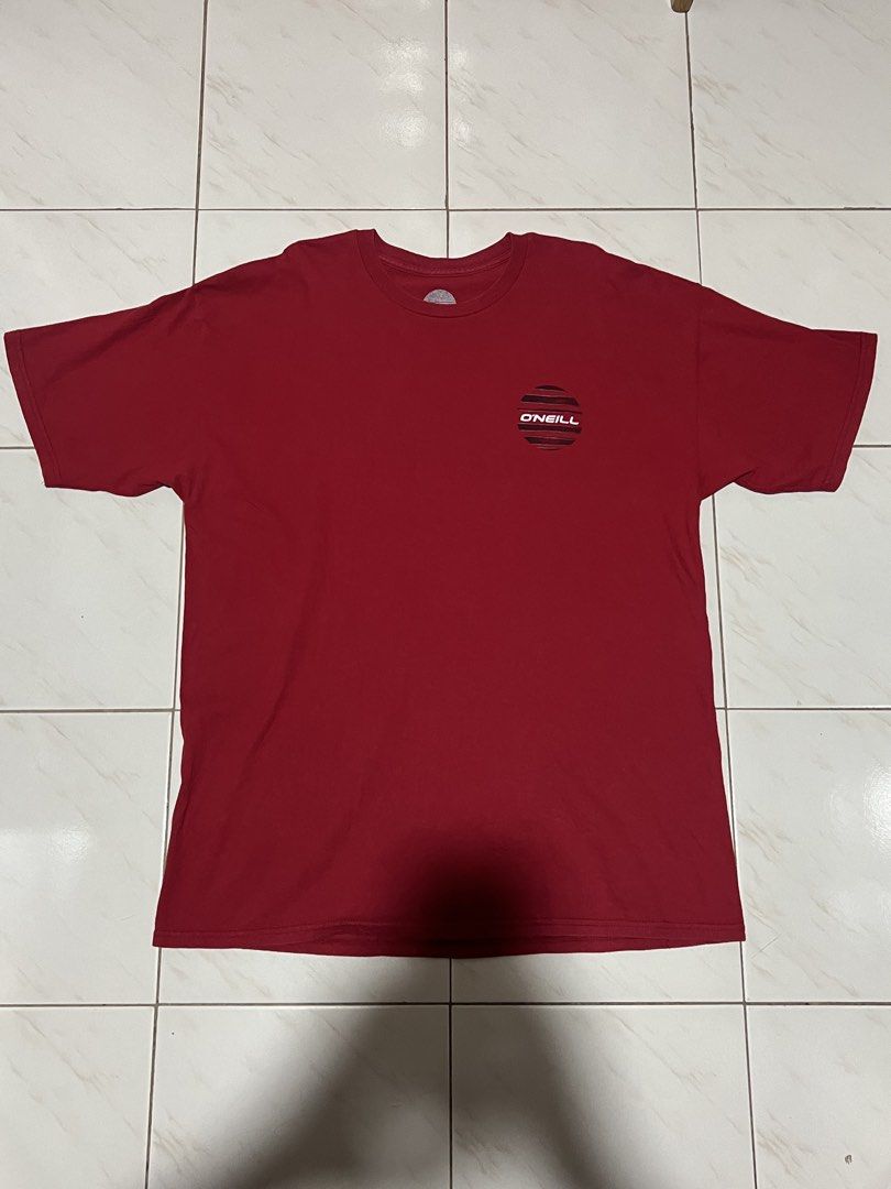 Oneill T Shirt (Category: Tshirts & Polo Shirts ) located in Cabuyao City. Submitted by kenzythrift_ (Listing ID 1464252773, Image 1). Description: Oneill T Shirt size XL 23.5x32 dimes very good condition 500 + sf J&T courier .
