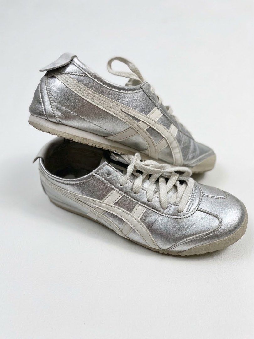 Onitsuka Tiger Mexico 66 "Silver Off White" (Category: Sneakers) located in Palo. Submitted by kat.bins (Listing ID 1464293708, Image 3). Description: pm for more details.