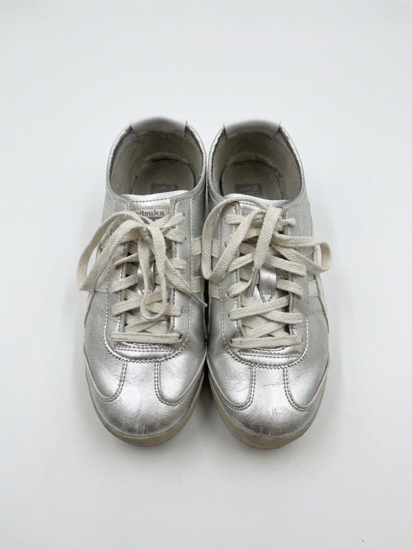 Onitsuka Tiger Mexico 66 "Silver Off White" (Category: Sneakers) located in Palo. Submitted by kat.bins (Listing ID 1464293708, Image 1). Description: pm for more details.