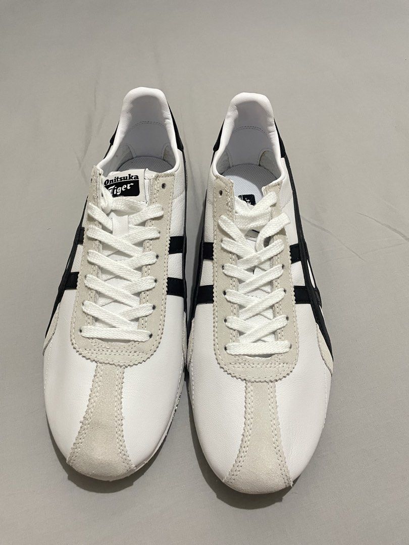 Onitsuka Tiger Runspark White Black Sneakers (Category: Sneakers) located in Pasig City. Submitted by gaps.dg (Listing ID 1464348526, Image 2). Description: - Bought in Japan - White leather with iconic black stripes - Never been used - with Box - Comfortable and stylish for daily wear .