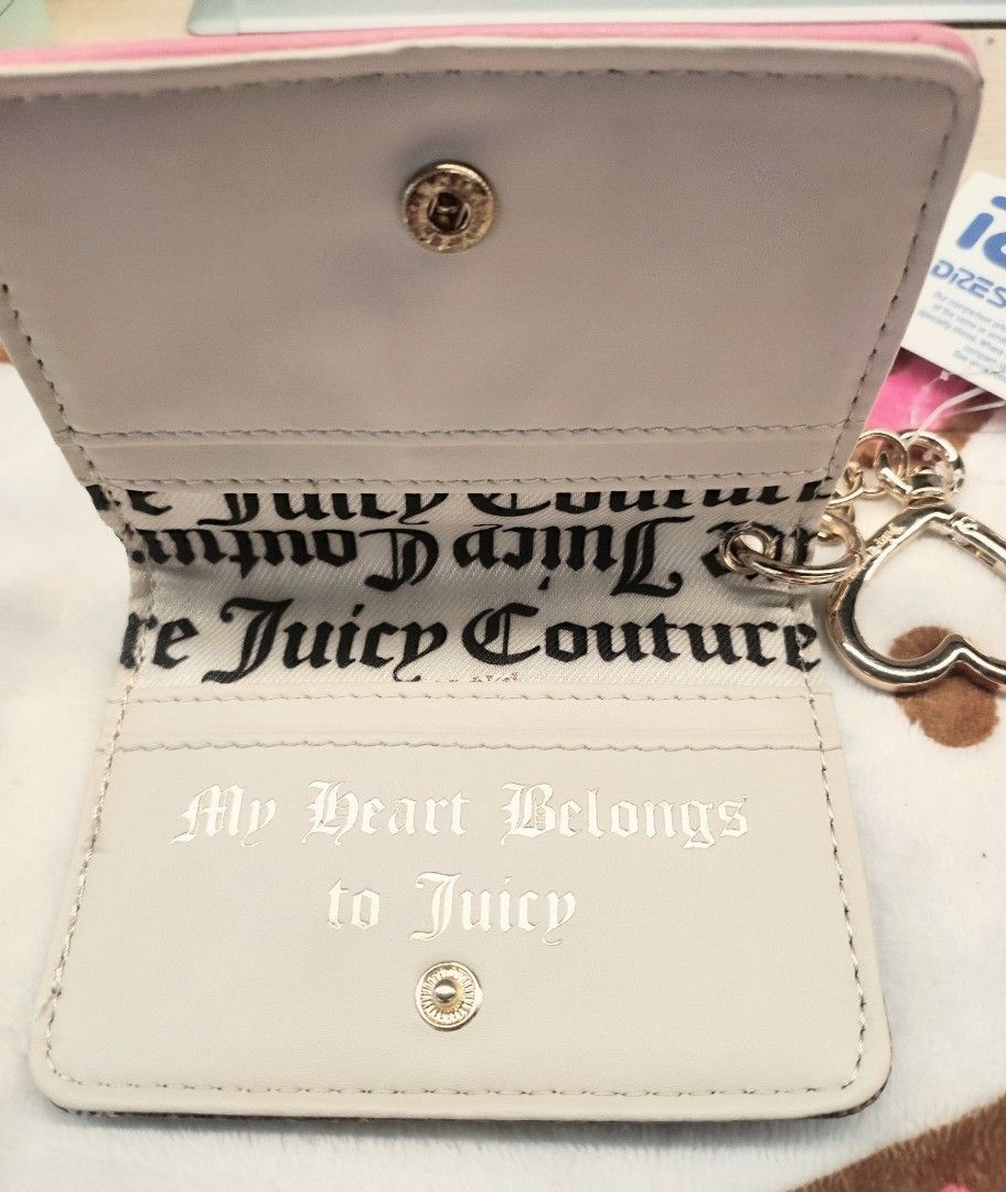 Original Juicy Couture Card Holder (Category: Wallets & Card holders) located in General Trias. Submitted by dexieshop (Listing ID 1464152040, Image 3). Description: *Authentic Juicy Couture Card Holder * Bought US *Payment via Gcash, No COD *Delivery via J&T, Grab or Lalamove *Shipping Fee c/o Buyer.
