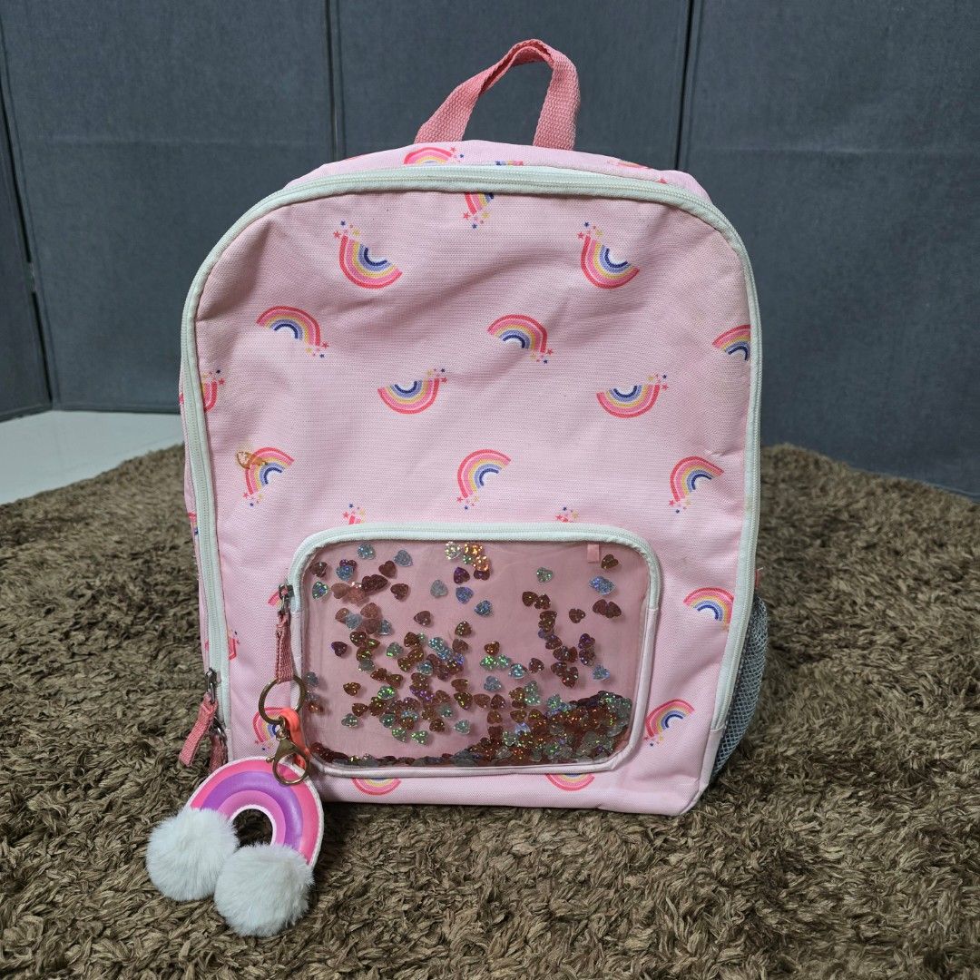 Osh Kosh Skip Hop Pink Kid's Backpack (Category: Babies & Kids Fashion) located in Antipolo. Submitted by millennialthrifter (Listing ID 1464250857, Image 2). Description: Skip Hop Osh Kosh Kids Backpack good condition. just needs cleaning.