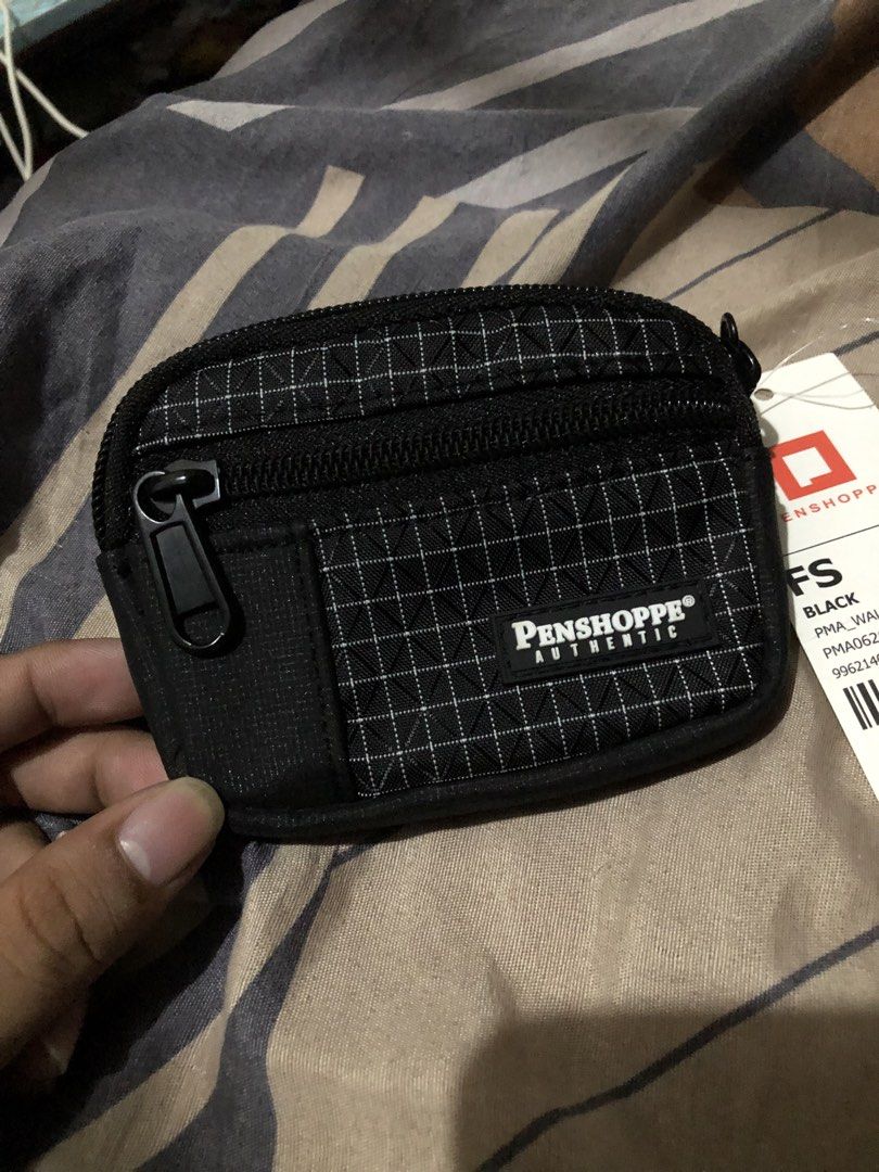 Penshoppe Small Zip Wallet / Pouch — Black Geometric Pattern (Category: Purses & Pouches) located in San Juan, La Union. Submitted by declutteringog7 (Listing ID 1464278913, Image 3). Description: Brand New Penshoppe Authentic Small Zip Wallet / Pouch — Black Geometric Pattern 📂 CATEGORY Bags & Wallets › Wallets & Card Holders 💰 PRICE ₱200 (Original SRP ₱249 📝 DESCRIPTION • Brand: Penshoppe — 100% authentic, with original tag & product code: P