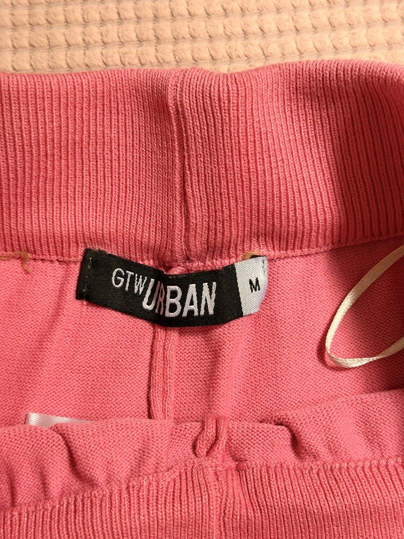 Pink wide leg drawstring sweatpants (Category: Other Bottoms) located in Daraga. Submitted by littlemissdeclutter.wtme (Listing ID 1464201113, Image 2). Description: - preloved - with minimal stains - Wide-leg lounge pants, soft & comfy fabric. - can fit up to M - measurements r on the picture.
