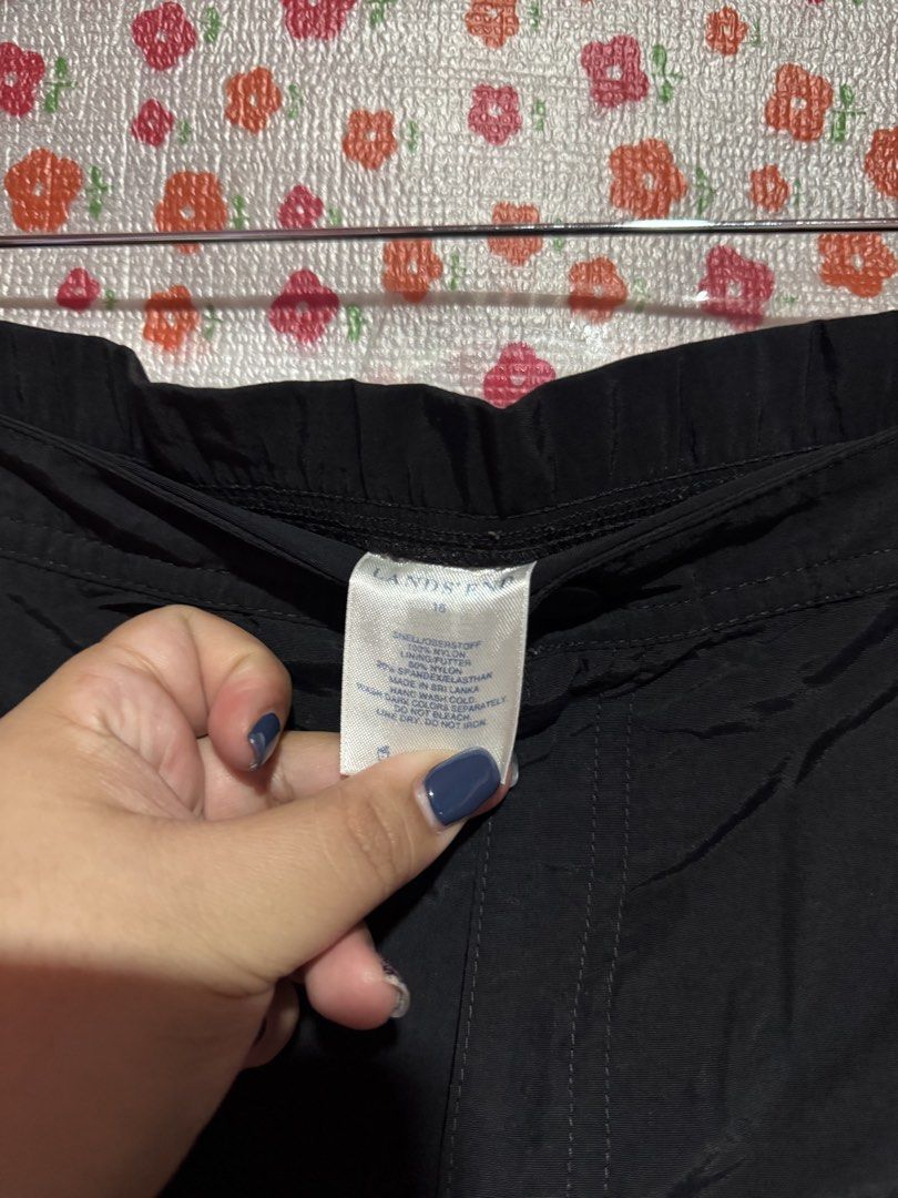 Plus size nylon short (Category: Shorts) located in Bacoor. Submitted by teneleven_apparel (Listing ID 1464280845, Image 2). Description: Measurement ( based on measure tape: 38x14L Condition: like new 📍 Jnt or lalamove.