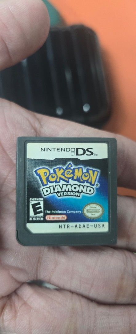 Pokemon Diamond Version Nintendo DS Game (Category: Nintendo) located in Quezon City. Submitted by essayworks (Listing ID 1464201234, Image 1). Description: - Pokemon Diamond Version for Nintendo DS - Game cartridge only - Model: NTR-ADAEE-USA - Serial: ADAEN5J22 - Tested and confirmed working - Classic Pokemon game, perfect for your collection!.