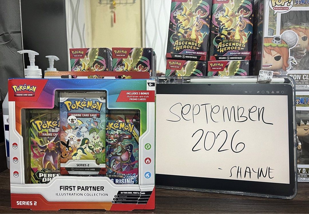 Pokemon TCG Cards - Sealed (Category: Card Packs) located in Manila. Submitted by sdcv0422 (Listing ID 1464222821, Image 1). Description: 🚨 POKÉMON TCG BUDOL ALERT 😂 📦 Ascended Heroes Booster Bundle - Php 5,700 📦 First Partner Illustration Collection – Series 2 - Php 2,500 All brand new & sealed. Actual items posted. 📍 Location: Manila/Makati/Pasay 🚗 Can do meet-up / Lalamove / LBC PM me if interested. #PokemonTCGPH #PokemonCardsPH #Pokemon