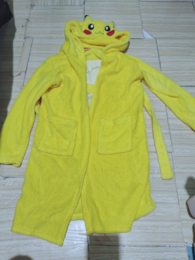 Pokémon Pikachu Bath Robe For Kids 9-10 (Category: Babies & Kids Fashion) located in Manila. Submitted by trixie1996 (Listing ID 1464310271, Image 2). Description: For sale Bath Robe For kids Age 9-10 Delivery via Jnt Lalamove Gogoexpress Pickup are available Location San Juan manila Pm me if you're interested thankyou.
