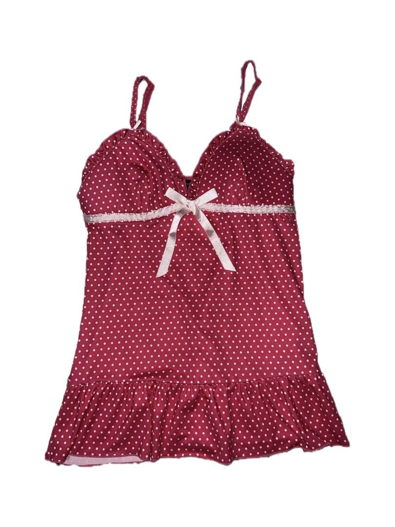 polka dot sleepwear top (Category: Others Tops) located in Paranaque City. Submitted by meichimo (Listing ID 1464210128, Image 1). Description: ⌗ polka dot sleepwear top brand: Rampage size: S color: pink if you're interested, feel free to send me a message, i'm open to answer any questions and negotiations :) NOTE!! - don't make an offer if not sure buyer! - no cancellations once order is confirmed. - please manage your expectations as SOME of t