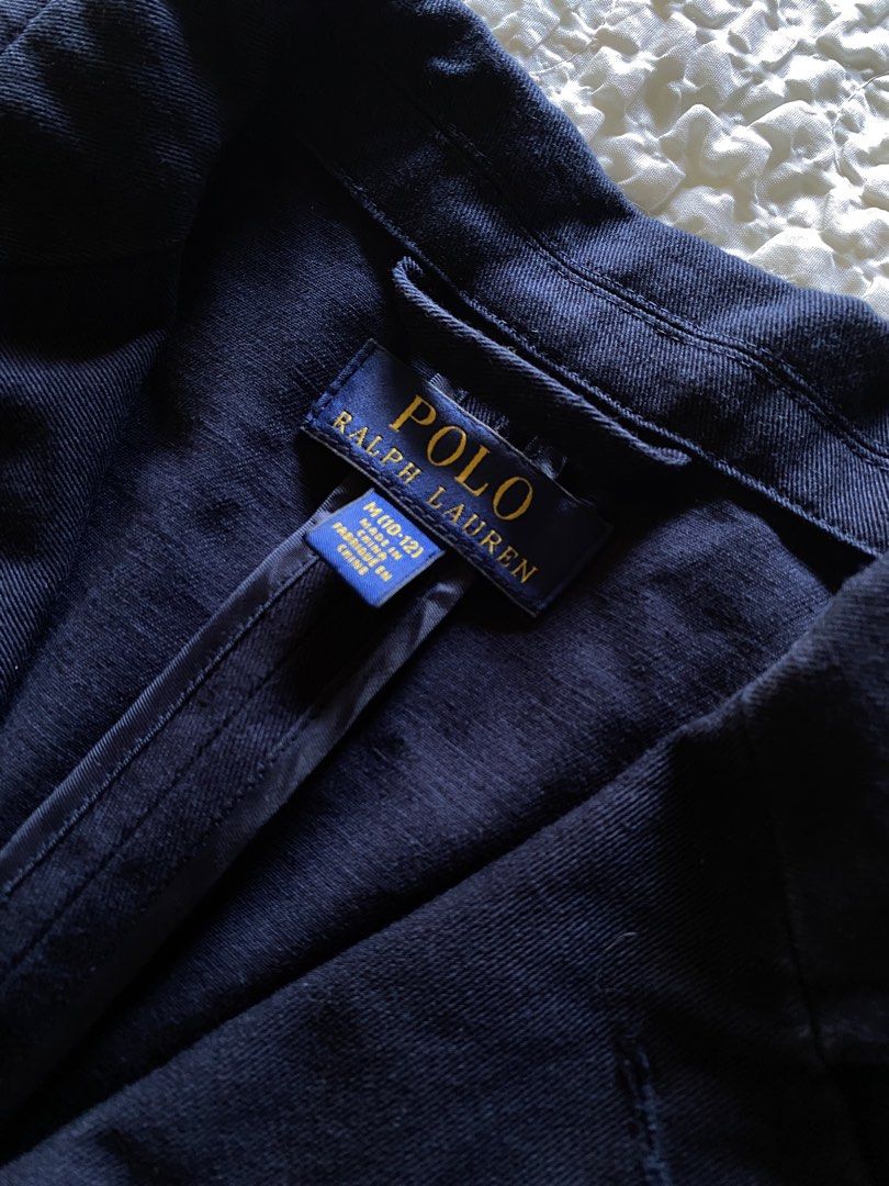 Polo Ralph Lauren Navy Blue Blazer Jacket (Category: Coats, Jackets and Outerwear) located in Iloilo. Submitted by chapxythriftshop (Listing ID 1464192548, Image 2). Description: POLO RALPH LAUREN BLAZER NAVY BLUE Condition Details: Color rate: 9.5/10 Overall Condition: 9.5/10 My Price / Asking Price: 850 Transaction Details: Location: Mali-ao, Pavia, Iloilo Payment: Gcash Shipping via: J&T (Buyer shoulders shipping fee).