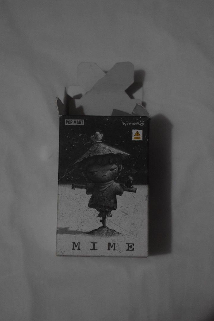 Pop Mart Hironos Mime Blind Box Figure (Category: Designer & Blind Box Toys) located in Quezon City. Submitted by zhayarah (Listing ID 1464354485, Image 2). Description: Hirono - Prison Has both card and box (box is damaged from opening) MOP - Online (gcash or bdo) MOD - J&T / Lalamove Delivery fee will be shouldered by buyer Can do meet ups if around katipunan area .