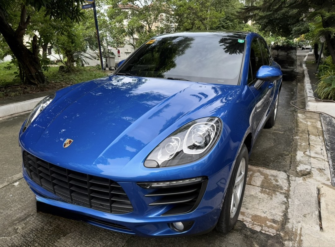 Porsche Macan 2.0 PDK (A) (Category: Used Cars) located in Taguig. Submitted by scalpeljm (Listing ID 1328837836, Image 2). Description: Local PGA Casa maintained, leather seats, 3 M tint, touchscreen Head unit, Doctor owned, seldom used. 12 t kms Last PMS 8/20/26 Very fresh Runs and looks brand new RFS: need to free up garage space Comprehensive insurance up to May 2026.