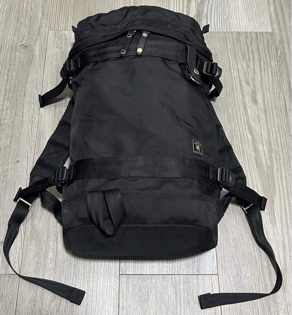 Porter International Heat Backpack (Category: Luxury Bags & Wallets) located in Manila. Submitted by fabulousfindsx (Listing ID 1464307353, Image 1). Description: Porter International Heat Backpack Authentic Ykk zip Good condition w/ normal sign of used Missing MAG-LITE Negotiable Pm!.