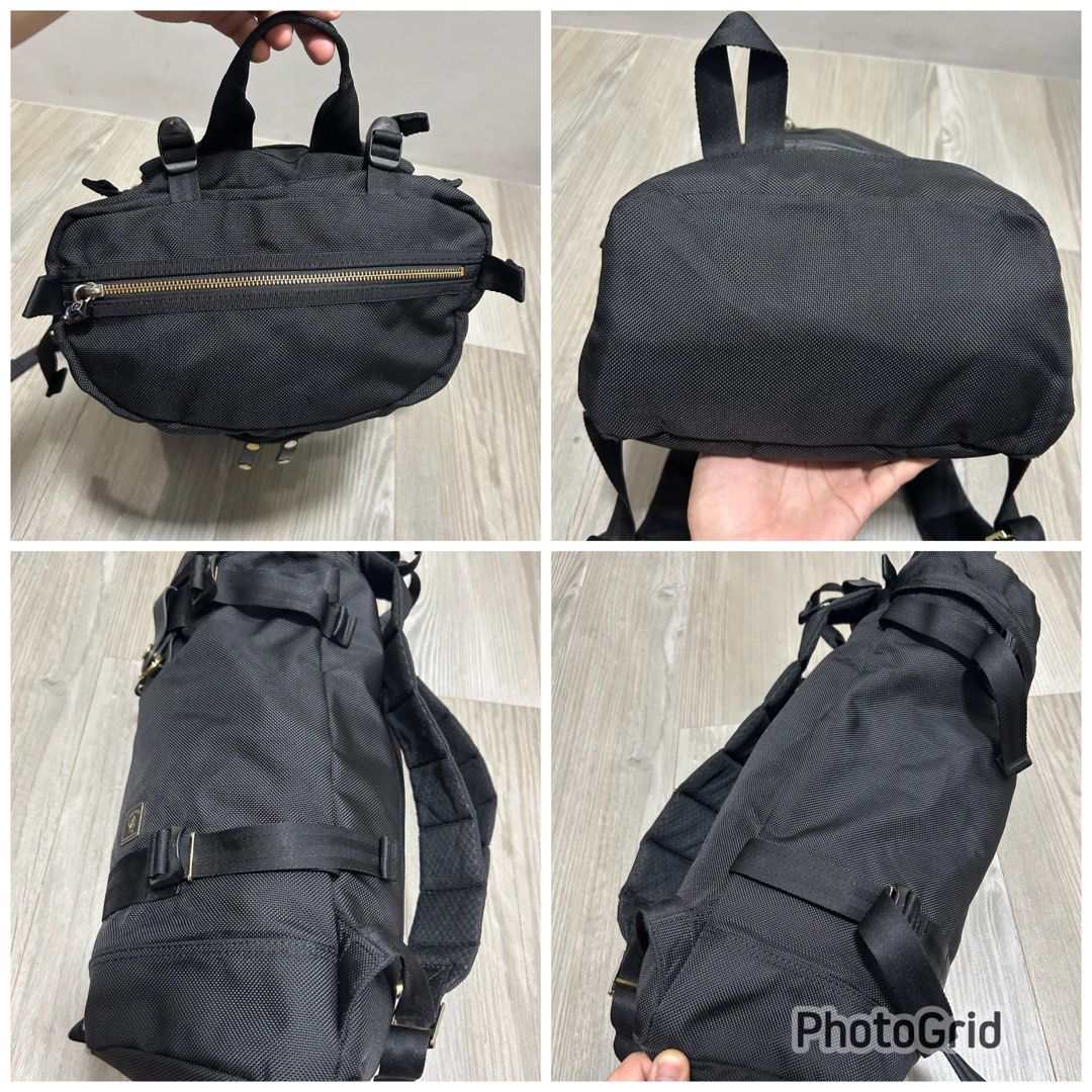 Porter International Heat Backpack (Category: Luxury Bags & Wallets) located in Manila. Submitted by fabulousfindsx (Listing ID 1464307353, Image 3). Description: Porter International Heat Backpack Authentic Ykk zip Good condition w/ normal sign of used Missing MAG-LITE Negotiable Pm!.