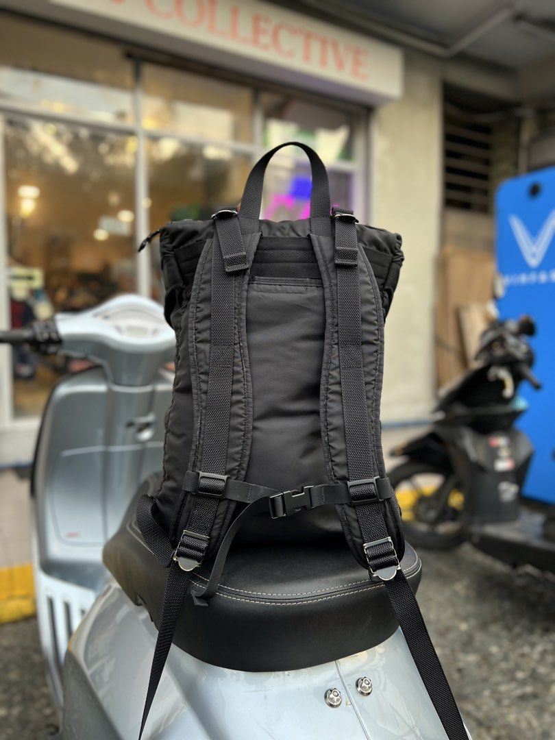 Porter Yoshida & Co - Force Daypack (Category: Backpacks) located in Quezon City. Submitted by cityboycrates_ph (Listing ID 1464303992, Image 3). Description: Size: OS Material: Nylon Made In: Japan Condition: Good Color rate: 9.5/10 Issue: Dirt & scratch on the pocket Exact metrics shared upon inquiry. Take a quick moment to double-check the size & condition. Once an order is placed and confirmed, we may not be able to make changes or offer canc