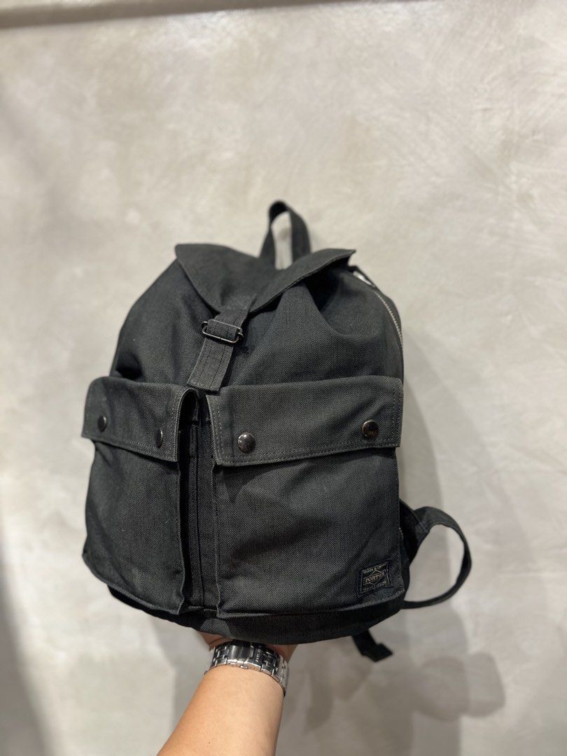 Porter Yoshida & Co - Smoky Rucksack (Category: Backpacks) located in Quezon City. Submitted by cityboycrates_ph (Listing ID 1464304211, Image 2). Description: Size: OS Material: Canvas Made In: Japan Condition: Very Good Color rate: 9.5/10 Issue: None Exact metrics shared upon inquiry. Take a quick moment to double-check the size & condition. Once an order is placed and confirmed, we may not be able to make changes or offer cancellations/refunds