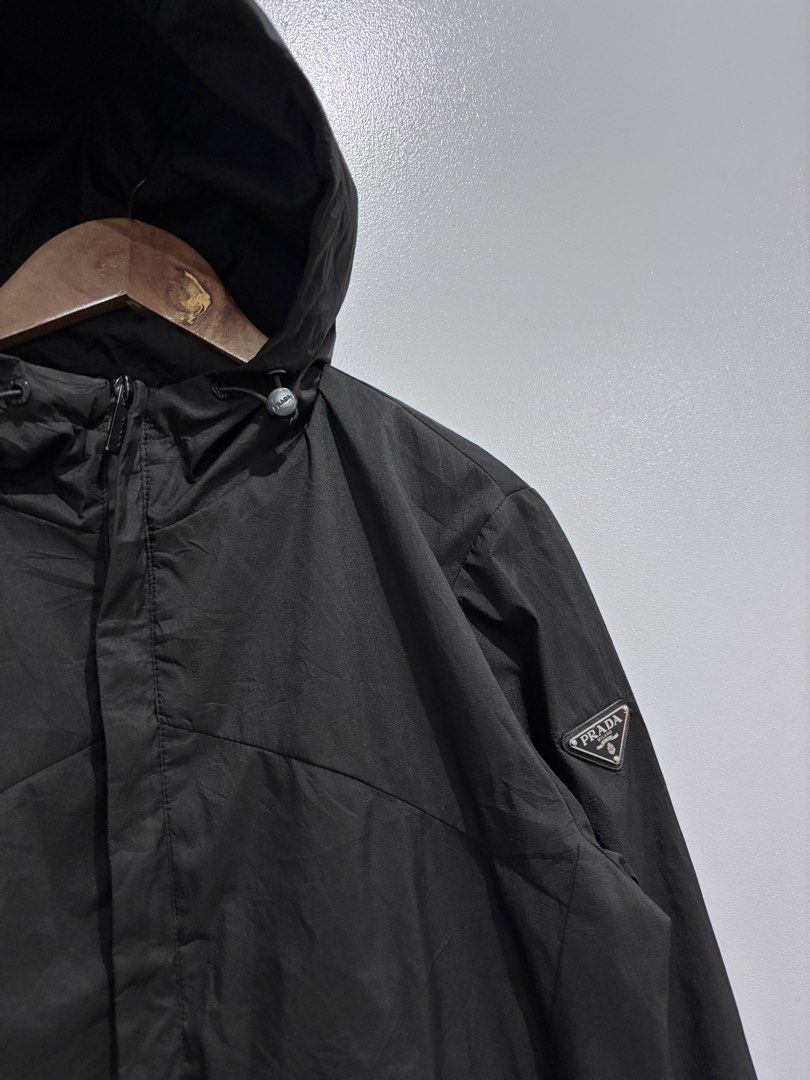 Prada Nylon 3D Graphic Printed Windbreaker Jacket (Category: Luxury Apparel) located in Dumaguete. Submitted by dgte.grails (Listing ID 1464271886, Image 3). Description: Prada Nylon 3D Graphic Printed Windbreaker Jacket 22 width 27 length Good as new! 2300+sf pm.