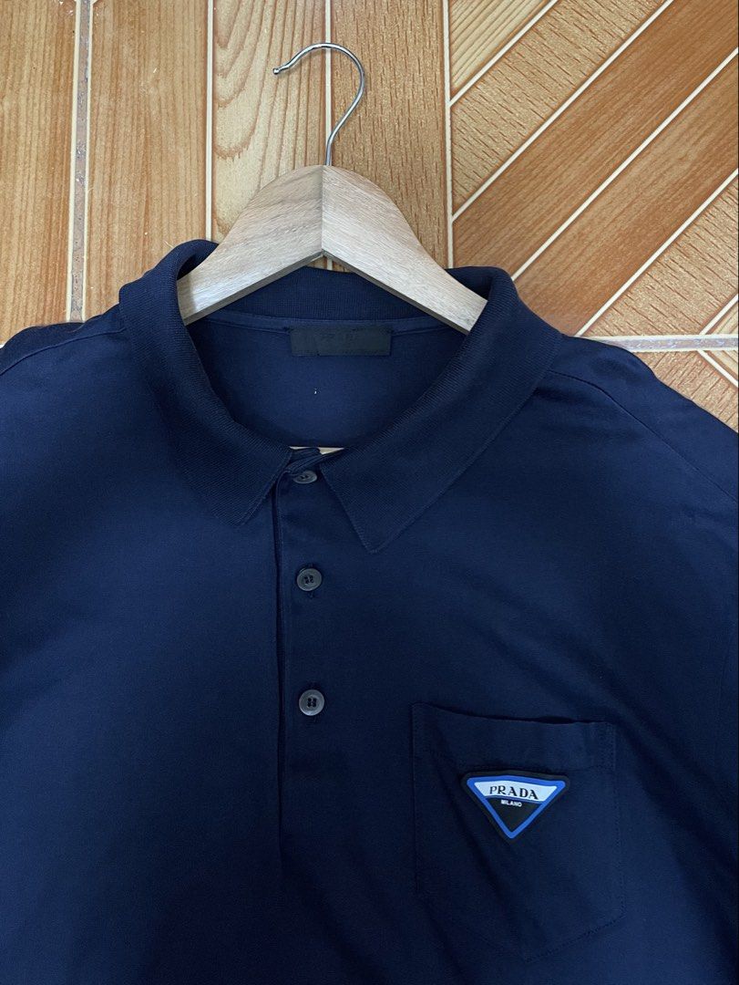 PRADA POLO SHIRT (Category: Tshirts & Polo Shirts ) located in Muntinlupa City. Submitted by clarencemirones (Listing ID 1464330520, Image 2). Description: PRADA POLO SHIRT XL| 21.5 x 26 fit sz; L - XL dm me!.