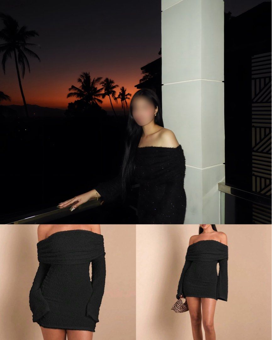 Pre-loved dress (Category: Dresses) located in Manila. Submitted by ravenjm_12 (Listing ID 1464166053, Image 3). Description: - S - M - no issue - black .