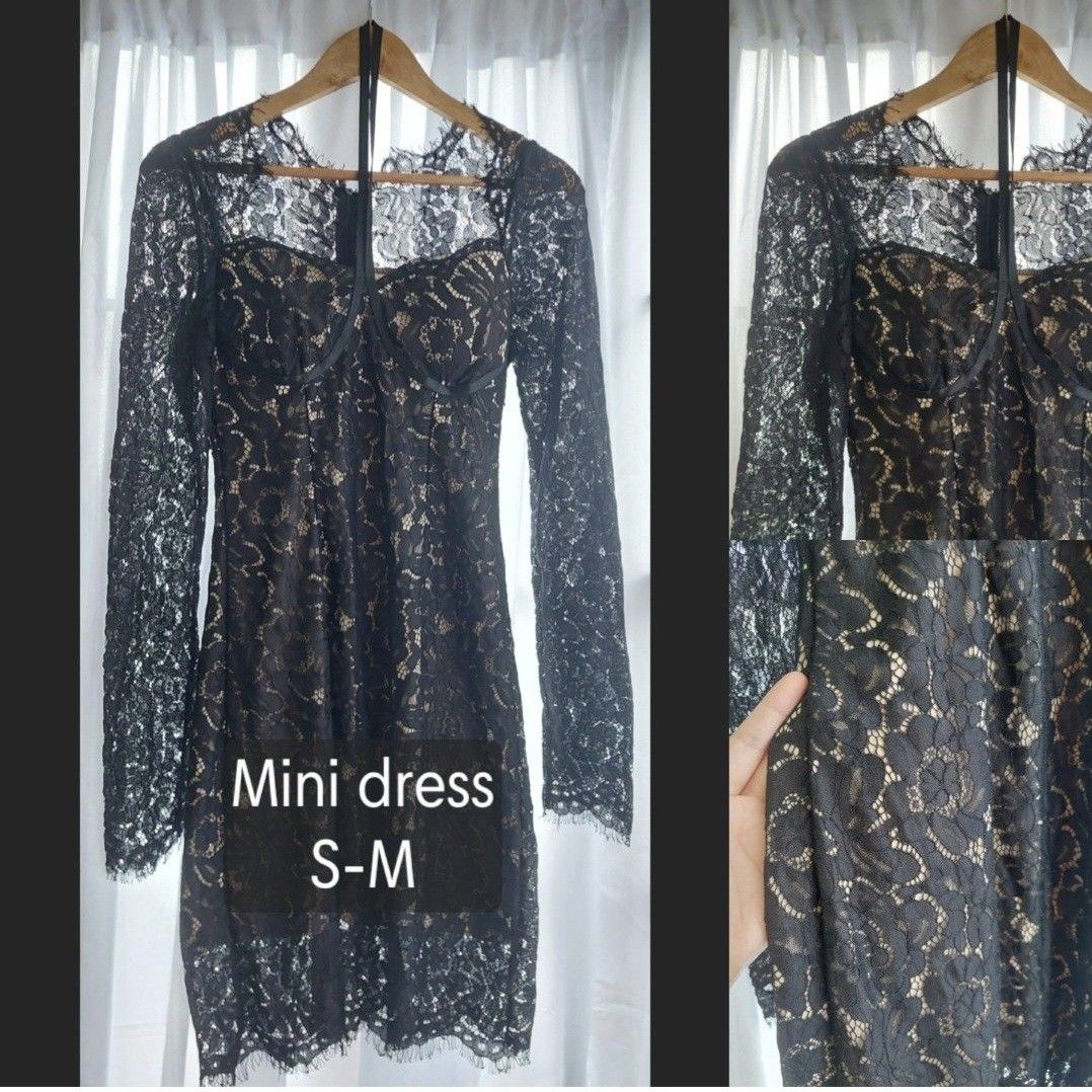 (Pre-loved) Lace Midi Dress (Category: Evening dresses & gowns) located in Quezon City. Submitted by trendsbykikay (Listing ID 1464184775, Image 1). Description: 📍Ready to wear item 📍Can be worn from Small to Medium Frame.