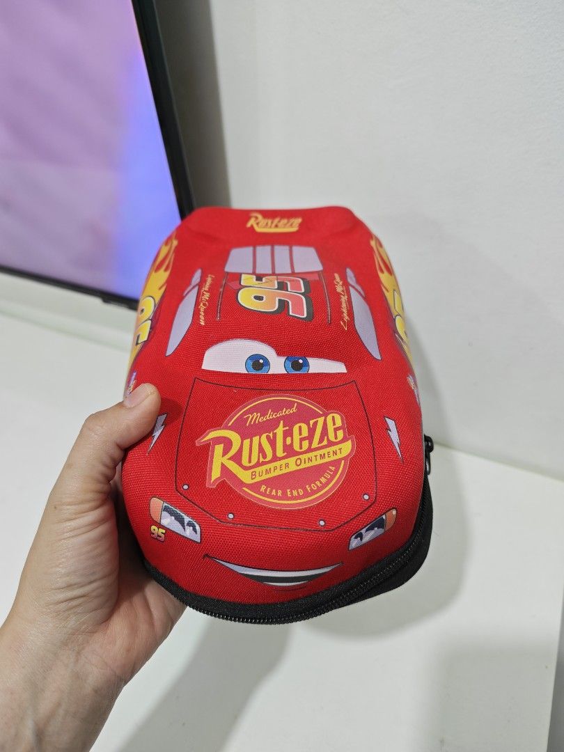 Preloved Lightning McQueen pencil case (Category: Stationery & School Supplies) located in Pasig City. Submitted by dian.juliet (Listing ID 1464224304, Image 1). Description: ▪️Preloved from USA ▪️With inkmark ▪️What you see is what you get. ▪️Colors may vary due to lightning. ▪️Flaws are barely noticeable. ▪️Feel free to message me for other details. :) 🖤 dian.