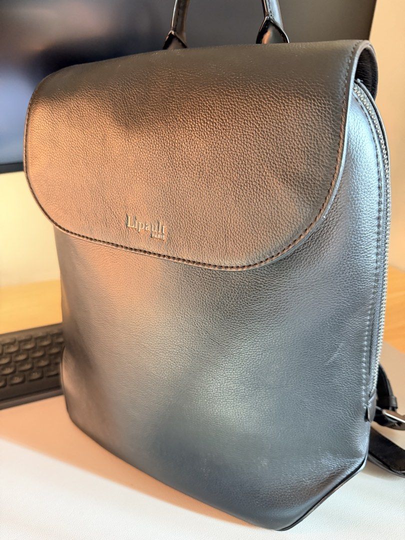 Preloved Lipault Paris Leather Backpack Small (Category: Backpacks) located in Santa Rosa. Submitted by importedgoodz (Listing ID 1464351844, Image 3). Description: Preloved Original Lipault Backpack Small Size Material: Cow Leather / Polyester Color: Black Actual photos posted what you see is what you get. No issues. RFS: Declutter Payment & Shipping Shipping cost charge to buyer (We ship nationwide) Item will be shipped from Sta Rosa City, Lagu