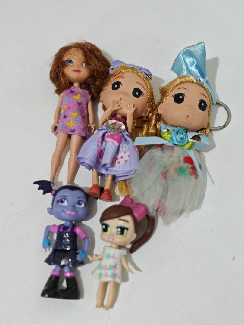 Preloved mini dolls / action figures TAKE ALL (Category: Kids Toys) located in Pasig City. Submitted by dian.juliet (Listing ID 1464264646, Image 2). Description: ▪️Preloved from USA ▪️What you see is what you get. ▪️Colors may vary due to lightning. ▪️Flaws are barely noticeable. ▪️Feel free to message me for other details. :) 🖤 dian.