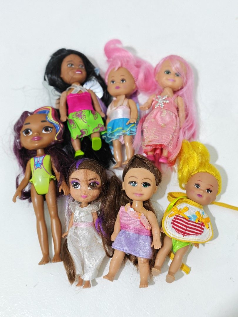 Preloved mini dolls and figures TAKE ALL (Category: Kids Toys) located in Pasig City. Submitted by dian.juliet (Listing ID 1464265415, Image 2). Description: ▪️Preloved from USA ▪️What you see is what you get. ▪️Colors may vary due to lightning. ▪️Flaws are barely noticeable. ▪️Feel free to message me for other details. :) 🖤 dian.