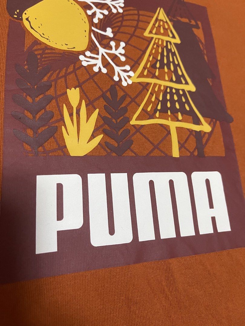 Puma Essentials Burnt Orange Tee (Category: Tshirts & Polo Shirts ) located in Bulacan. Submitted by sanjisthrift (Listing ID 1464342147, Image 3). Description: Size XL Width 22.5 Length 28.5 Very Good Condition 9/10.