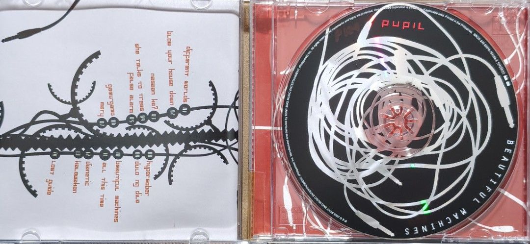 PUPIL Beautiful Machines CD Album (Category: CDs & DVDs) located in Manila. Submitted by ruelcabrer77078 (Listing ID 1464329310, Image 2). Description: - PUPIL's "Beautiful Machines" CD - Includes all 14 tracks - Brand new, still sealed jewel case - Perfect for fans of OPM rock.