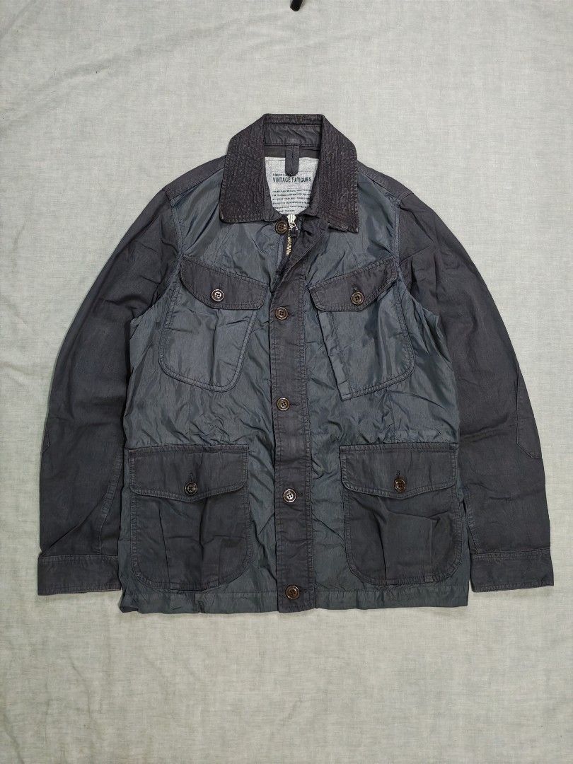 Quadro hippocampus vintage fatigues jacket (Category: Coats, Jackets and Outerwear) located in Baguio. Submitted by used_clothing2600 (Listing ID 1464170344, Image 1). Description: Quadro hippocampus vintage fatigues jacket verygood condition size medium width 21.5 length 29.5 shoulders 16.5 sleeve length 26 P 880.