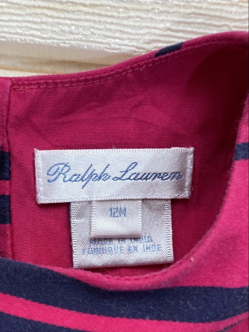 Ralph Lauren 12m dress (Category: Babies & Kids Fashion) located in Cebu City. Submitted by yjainani (Listing ID 1464294754, Image 3). Description: .