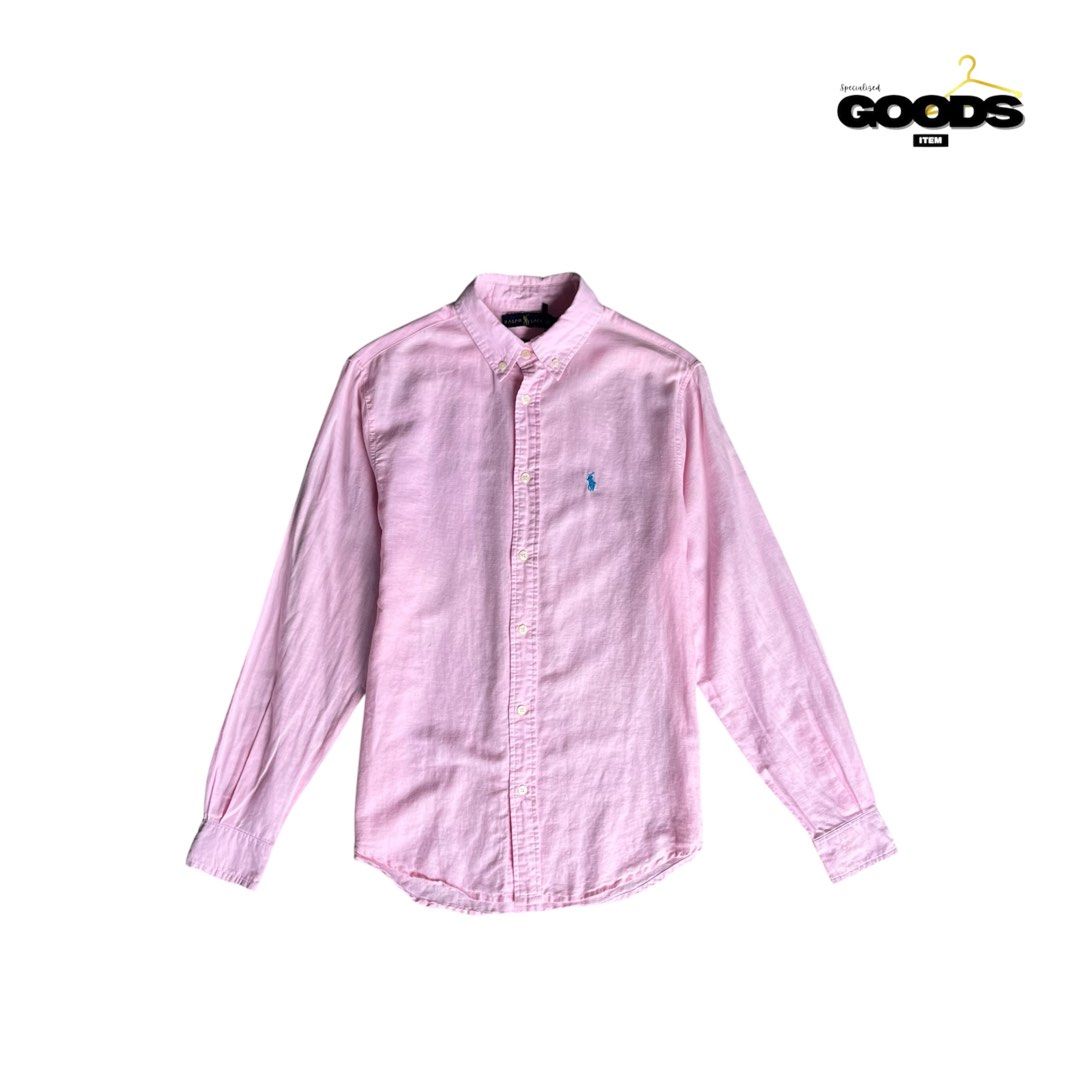 Ralph Lauren Linen Button Down Polo Long Sleeve (Category: Tshirts & Polo Shirts ) located in Cebu City. Submitted by specializedgoodsitem_ (Listing ID 1464247645, Image 1). Description: excellent to new condition slightly needs wash ( naka display sa store) details posted color may vary due to light 21’ width 27 - 28.5’ length .