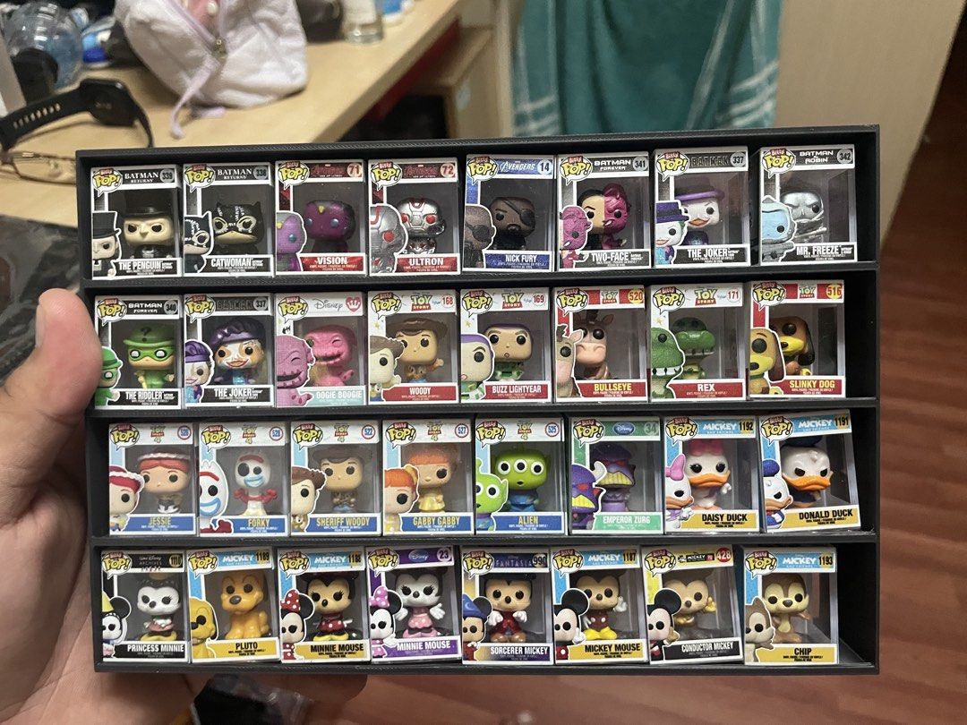 Random Bitty Pops (Category: Vintage Collectibles) located in Manila. Submitted by cj_victorio (Listing ID 1462400815, Image 1). Description: ‼️Assorted Bitty Pops For Sale‼️ The Penguin - 150 Vision - 150 Ultron - 150 Nick Fury - 150 The Riddler - 150 Mr. Freeze - 150 Oogie Boogie - 150 Two Face - 180 The Joker - 180 Catwoman - 180 The Joker 2 - 180 Tyrese Haliburton - 250 Marvel Characters -3pcs. (350 set) Batman Characters-7pcs. (1,150 set) To