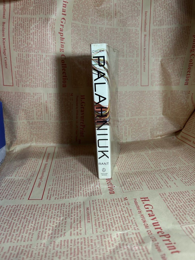 Rant by Chuck Palahniuk Paperback Book (Category: Storybooks) located in Bacoor. Submitted by vousnousvoyez (Listing ID 1464239964, Image 2). Description: Rant by Chuck Palahniuk - with tanning and foxing - with plastic cover - black marker on the bottom - authentic mop: gcash/bank transfer mod: lalamove, jnt loc: bacoor.