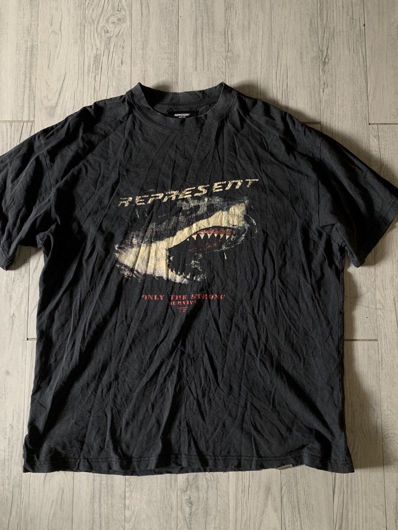 Represent Vintage shirt 1999 (Category: Activewear) located in Manila. Submitted by true_dailylifestyle (Listing ID 1464318100, Image 1). Description: Details Size fit: XL 25x30 Good condition 9 or up/10 CR Comple tags Single stitch issue: Sign of usage .