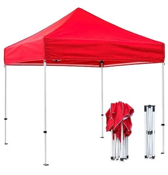 Retractable Tent (Category: Outdoor Furniture) located in Manila. Submitted by jaemalda (Listing ID 1464173956, Image 3). Description: - Easy to set up and take down - Sturdy frame for stability - Provides excellent shade - Folds compactly for easy storage and transport - Ideal for markets, parties, and outdoor events - Comes in a vibrant red color.